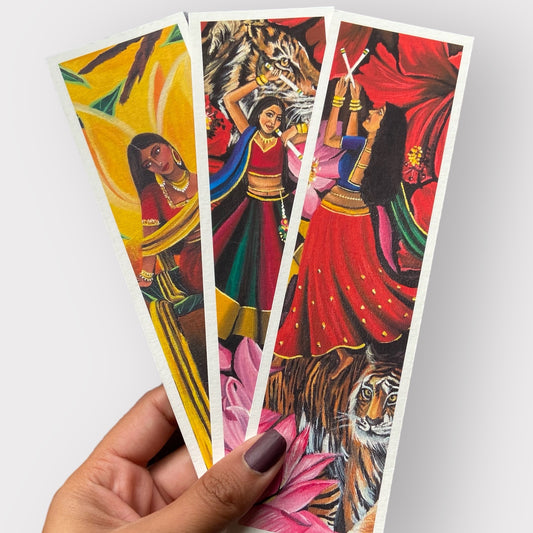 Set of 3 South Asian Women Bookmarks