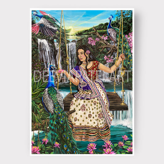 NEW The Enchanted Swing Print